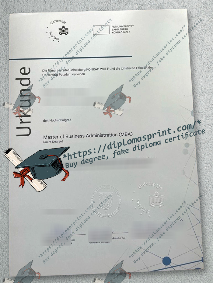 Universität Potsdam Urkunde