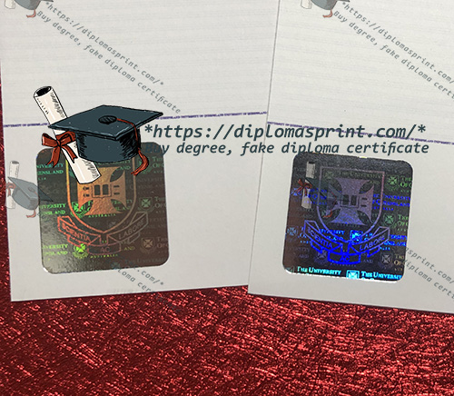 University of Queensland Transcript Hologram Security