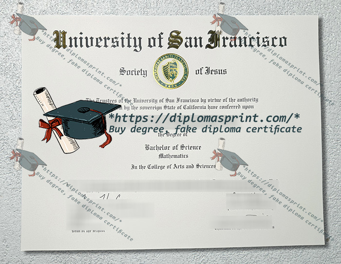 University of San Francisco Diploma, USF Diploma
