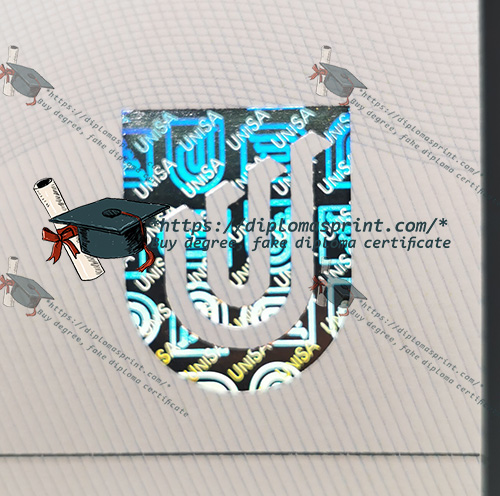 University of South Australia Transcript Hologram Security 